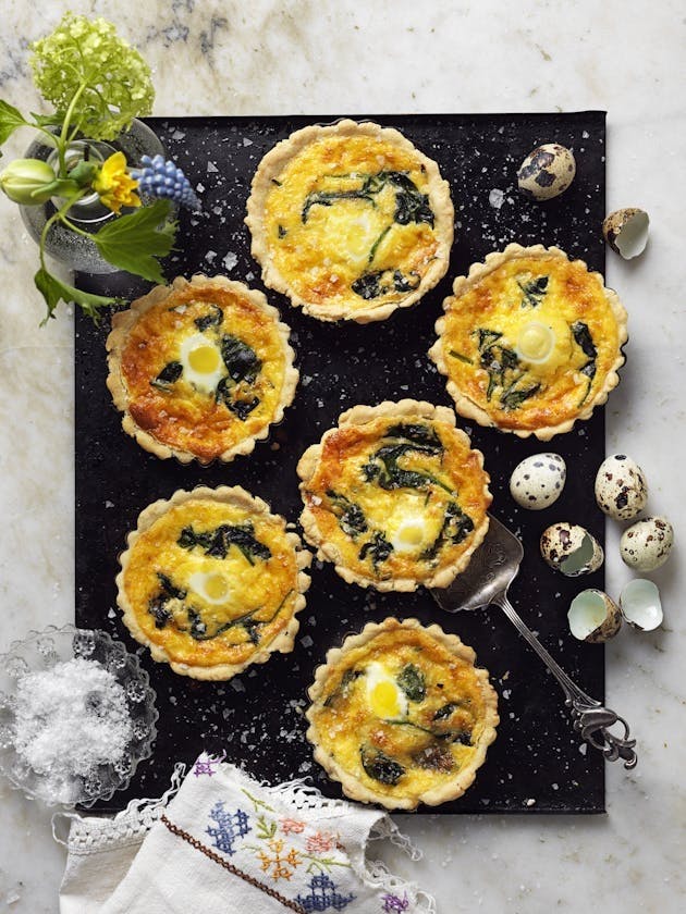 tarteletter med egg til paskelunsjen påskelunsj oppskrift